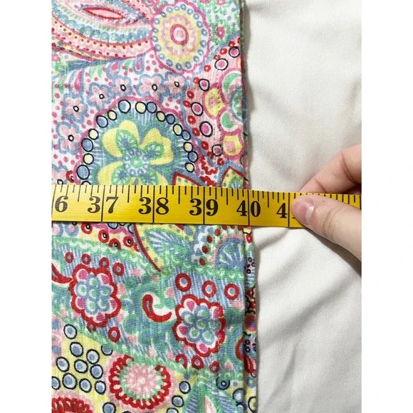 Talbots Womens Retro Paisley Print Cotton T-Shirt Shift Dress Size M Multicolor - Picture 8 of 8